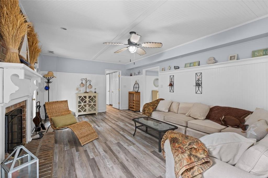Terrace level family room