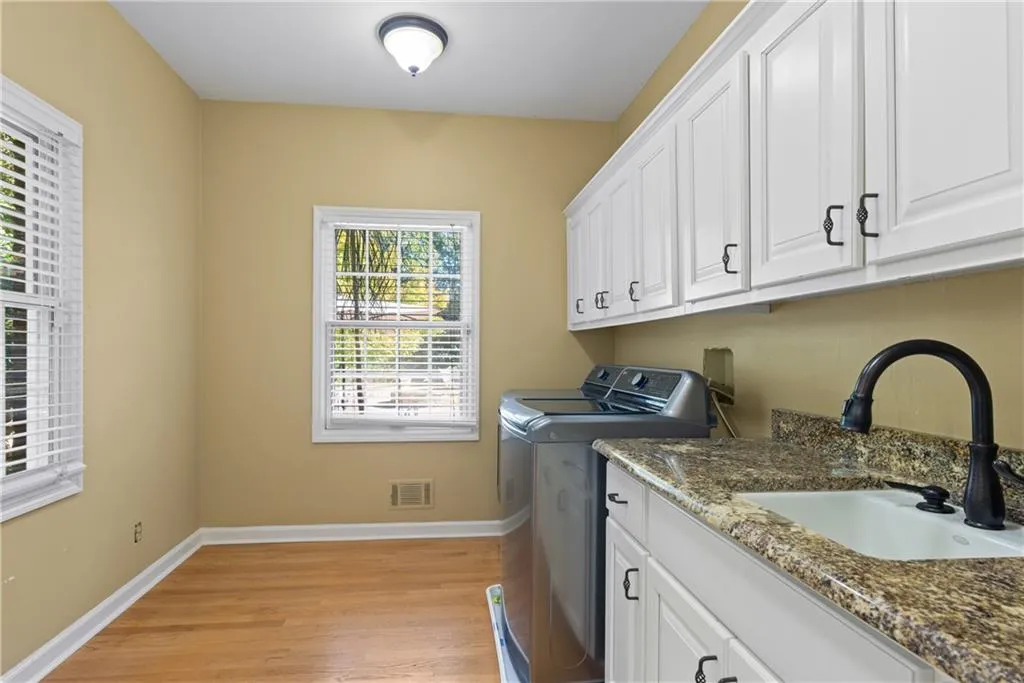 Large Laundry with Sink and Room for 2nd Refrigerator