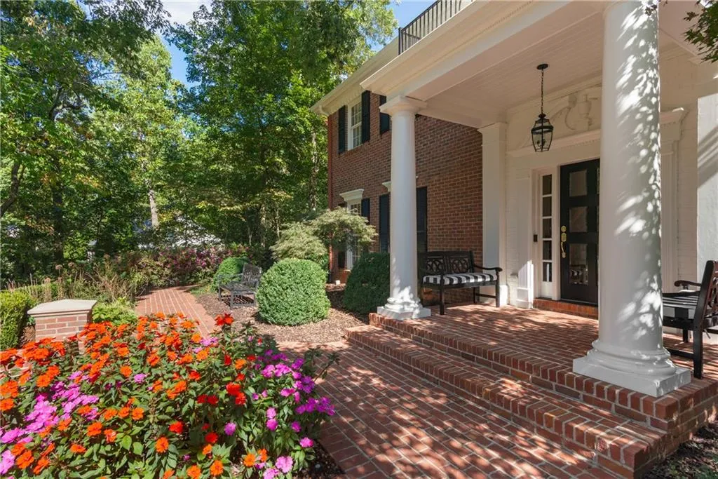 Gorgeous Columned Covered Front Porch