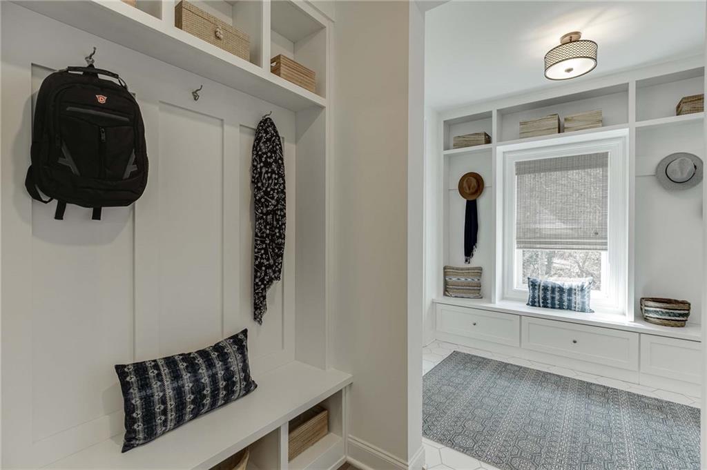 Mud Room off the garage has great space to stay organized!
