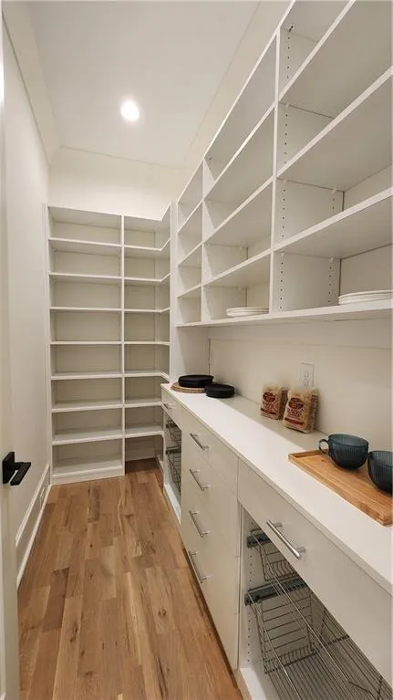 View of storage area