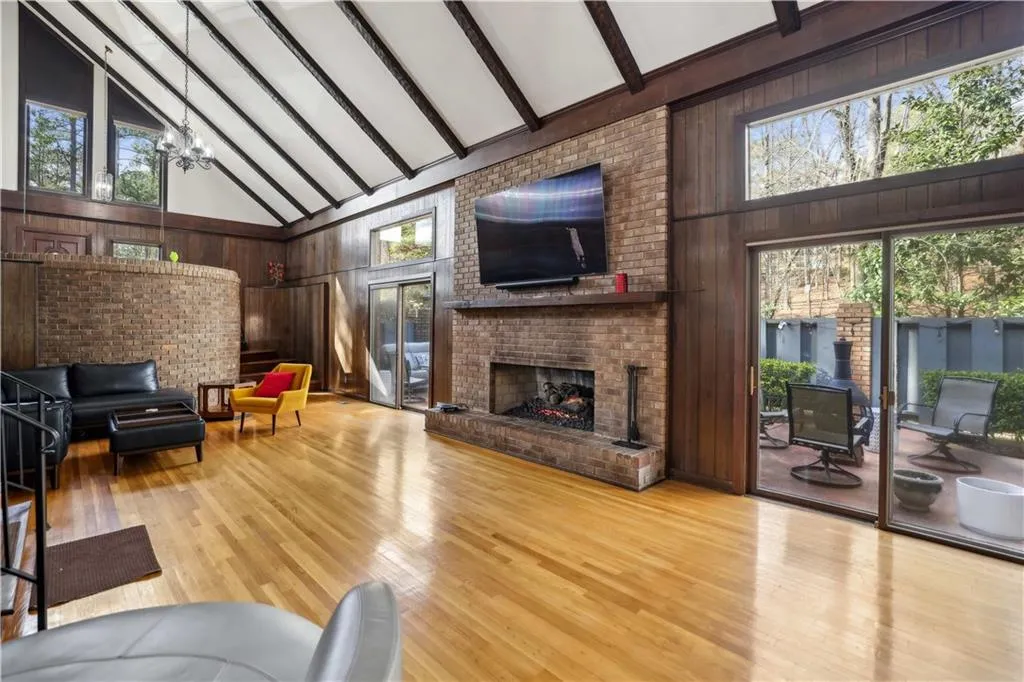 grand fireplace