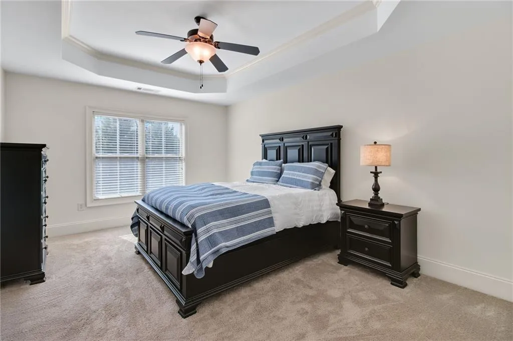 Primary suite with plenty oflight