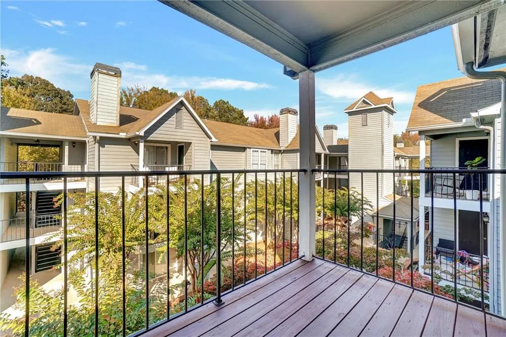 Balcony featuring a residential view Balcony featuring a residential view