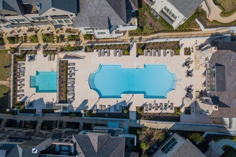 View of birds eye view of pools