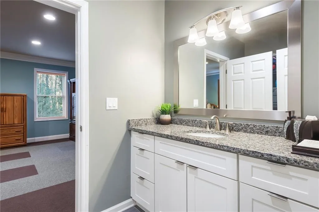 Updated full bathroom on terrace level, basement
