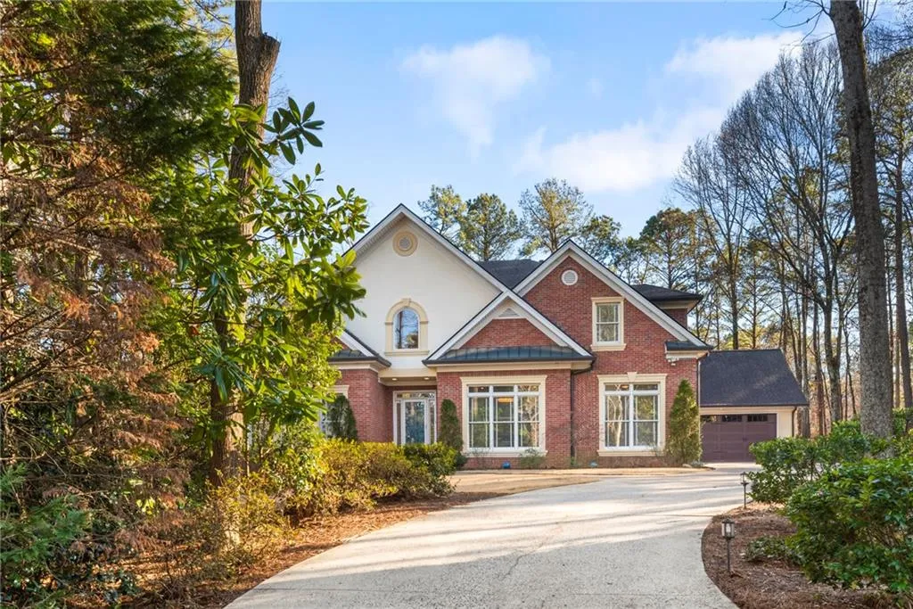 Sneak peek of this lovely home - hidden from the road - for lots of privacy