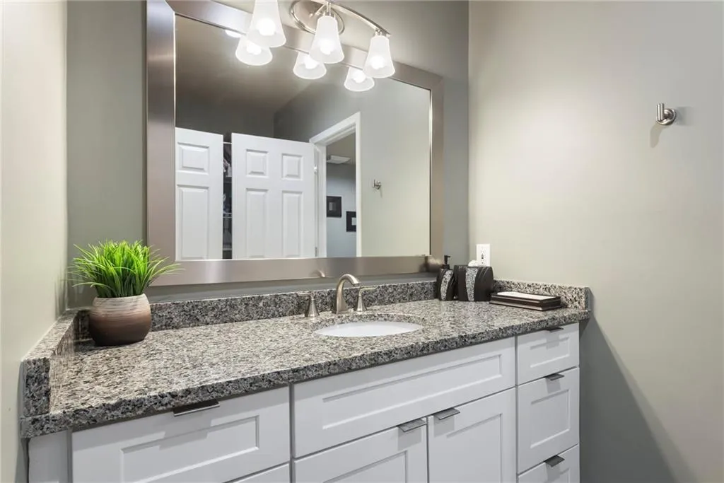 Updated basement bath