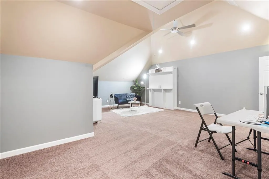 Spacious Bonus Room has as Murphy bed for sleepovers!