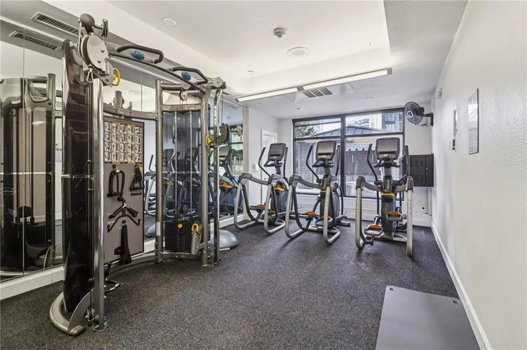 View of exercise room