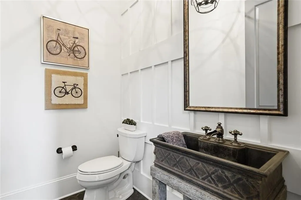 Rear Family Powder Room