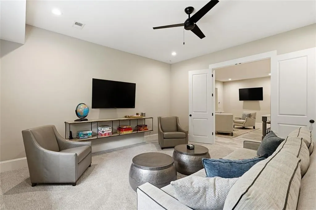 6th Bedroom being used as a tv room---because enough tv rooms!