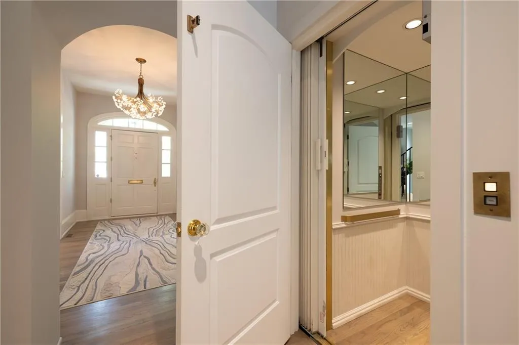 Elevator provides convenient access to all levels