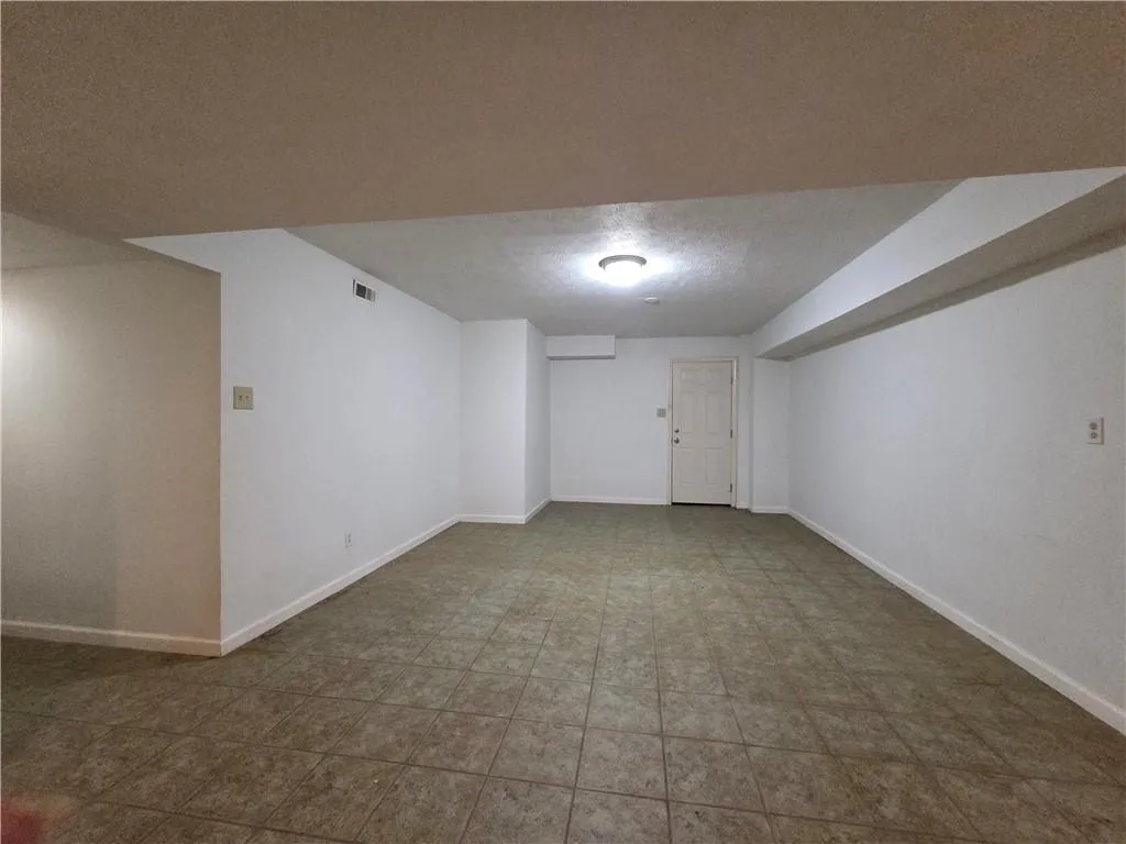 Finished basement access door to outside