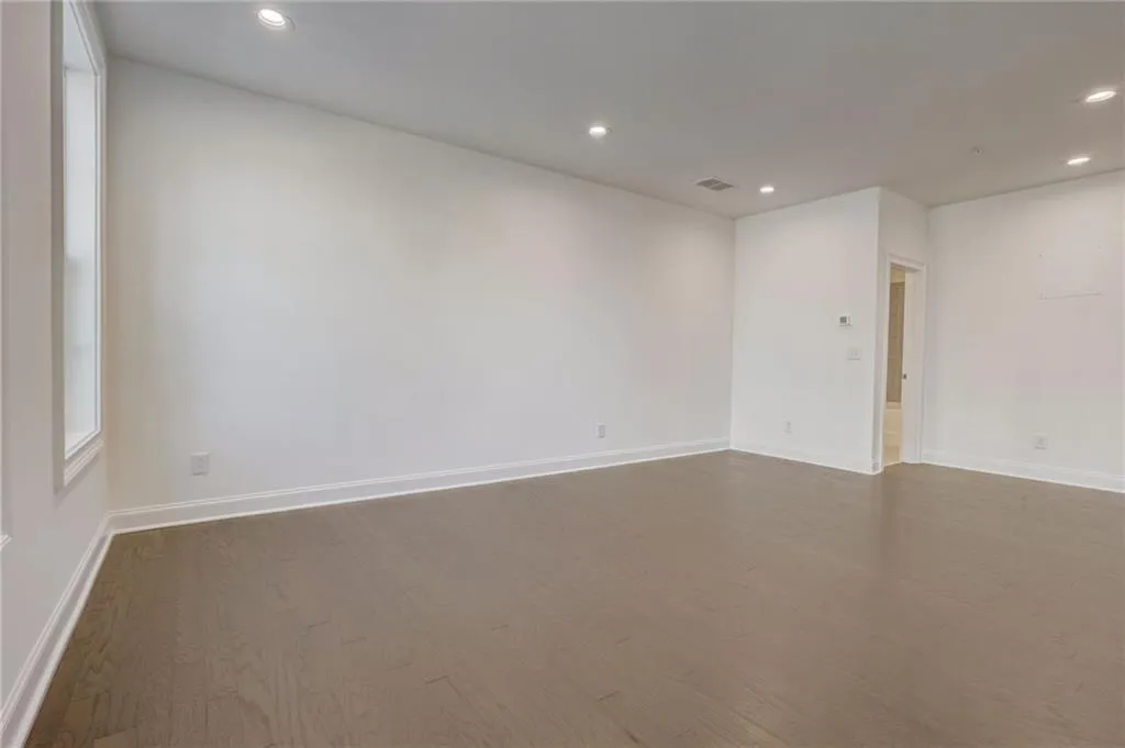 Enjoy the full finished basement with hardwood floors and can lighting.