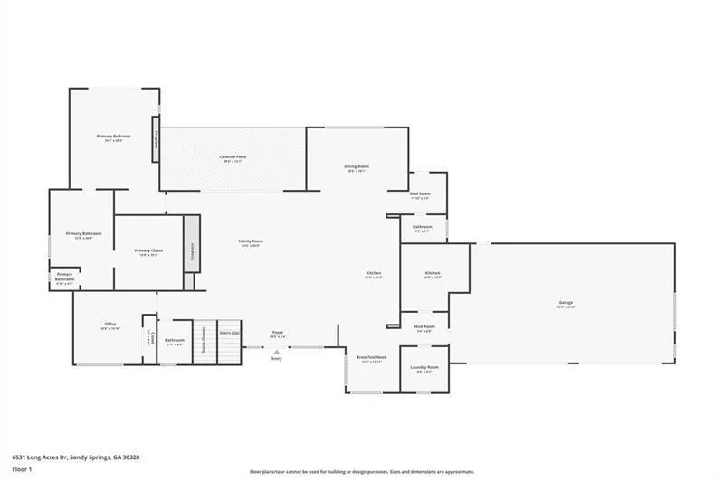 View of room layout