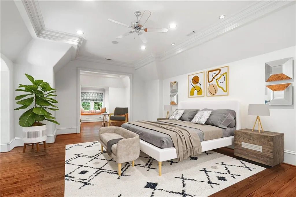 Upstairs inlaw suite with sitting room and coffee bar.