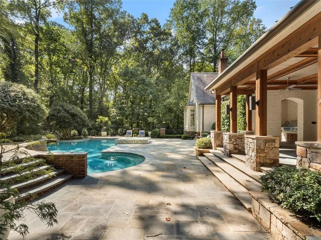 One of two pools.