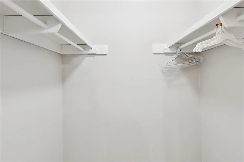 View of spacious closet