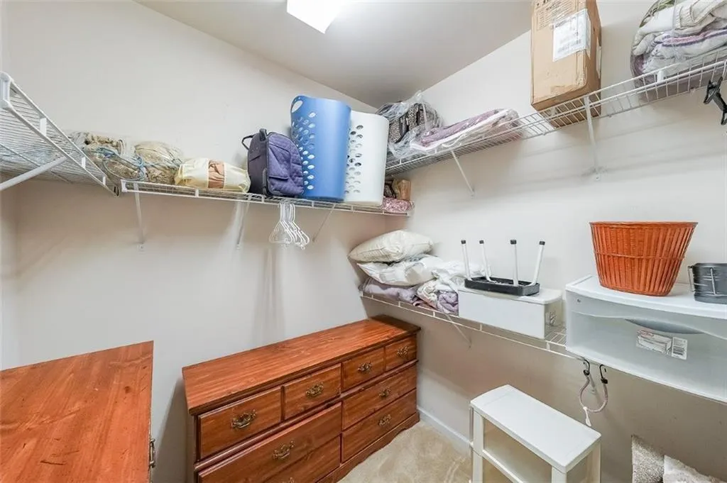 View of spacious closet