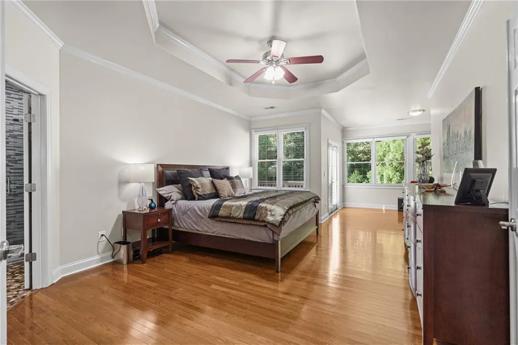 Large primary bedroom with sitting room. All hardwoods!
