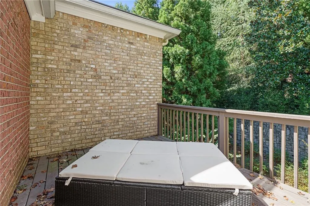 Deck off of primary bedroom