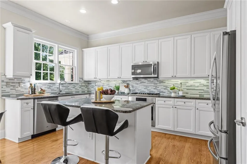 Large eat in kitchen with plenty of natural light