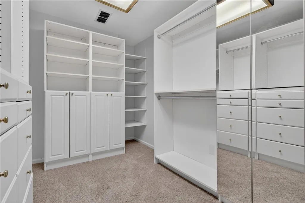Primary walk in closet
