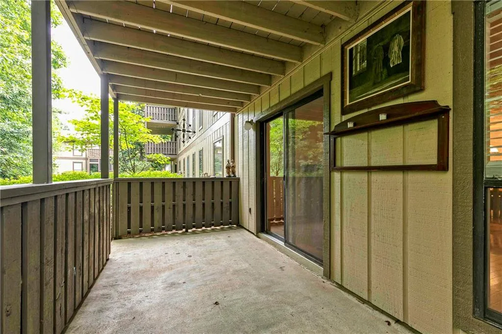 View of patio