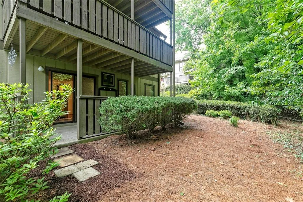 View patio from yard