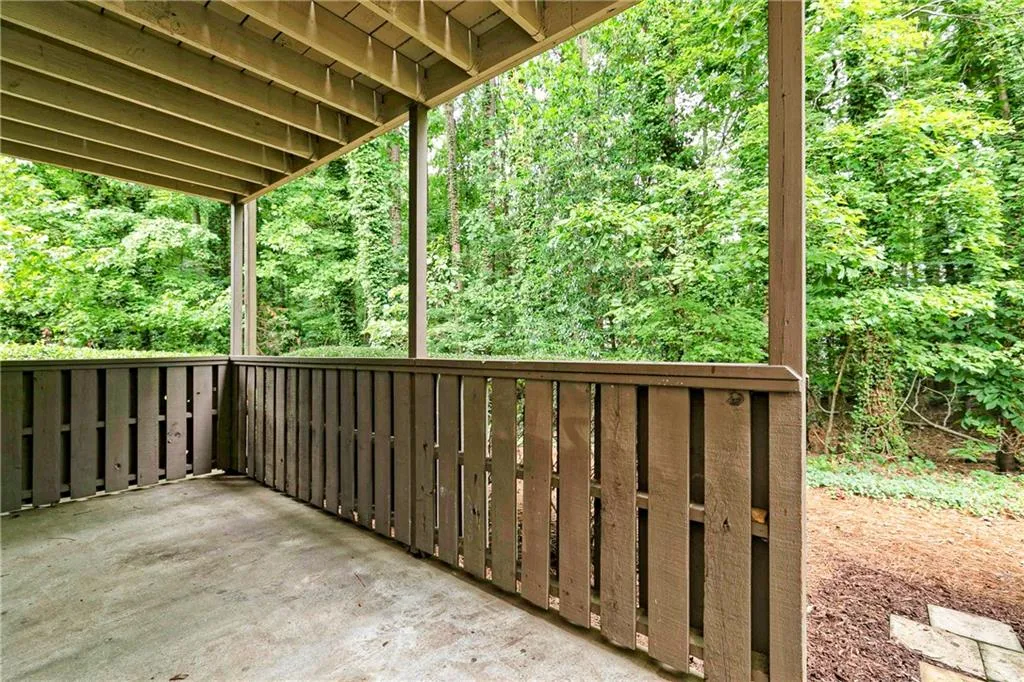 Private wooded lot