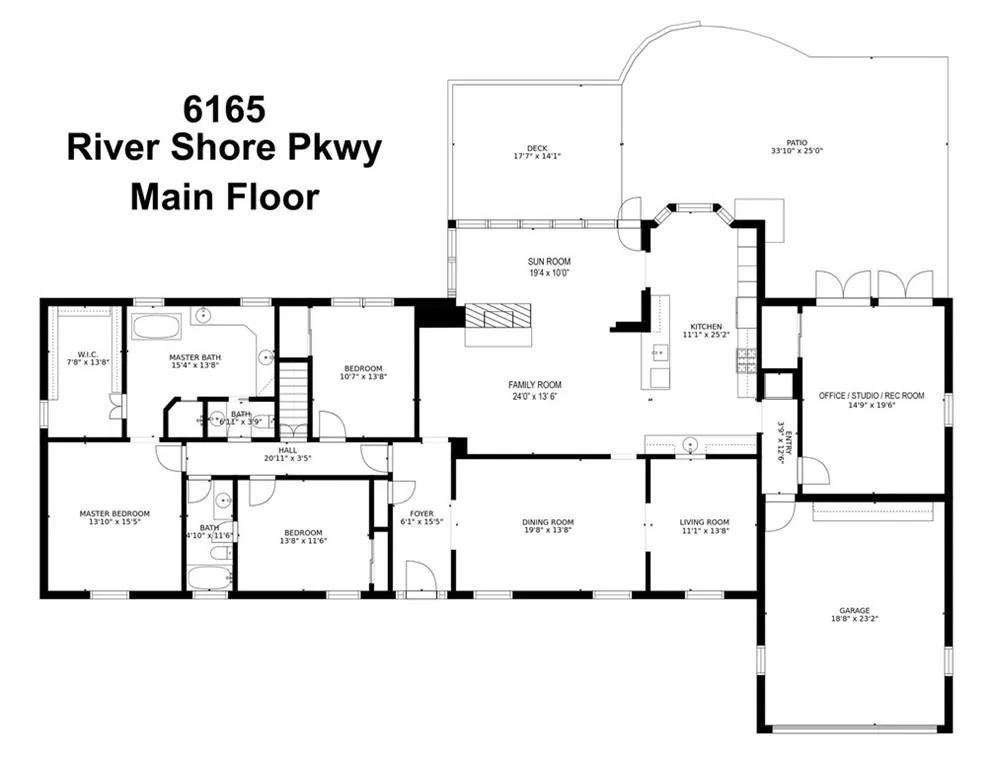 6165 River Shore Parkway, Sandy Springs, Georgia 30328, 4 Bedrooms Bedrooms, ,3 BathroomsBathrooms,Residential,Sold,6165 River Shore Parkway,6914454