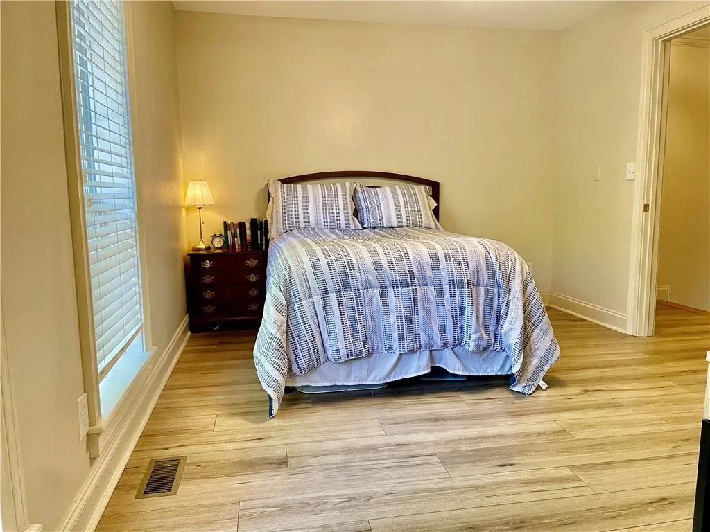 Bedroom featuring light hardwood / wood-style flooring