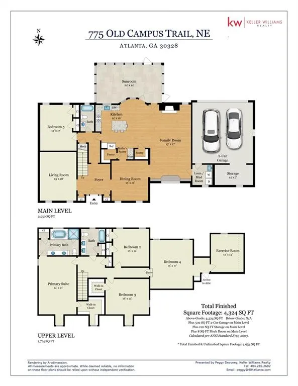 775 Old Campus Trail, Atlanta, Georgia 30328, 5 Bedrooms Bedrooms, ,3 BathroomsBathrooms,Residential,Sold,775 Old Campus Trail,7190065