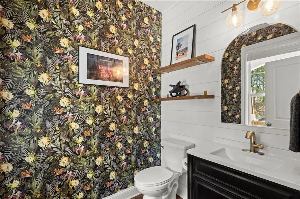 Half Bath on Main floor.