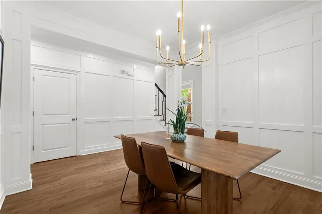 Separate dining room or home office space.