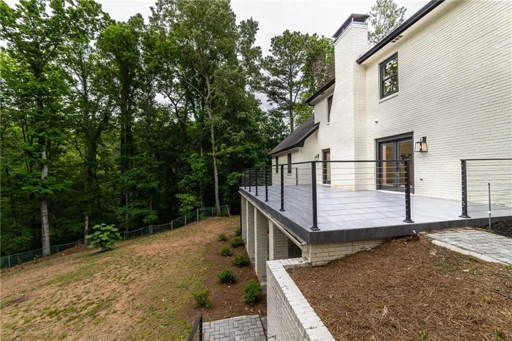 View of yard featuring view of scattered trees
