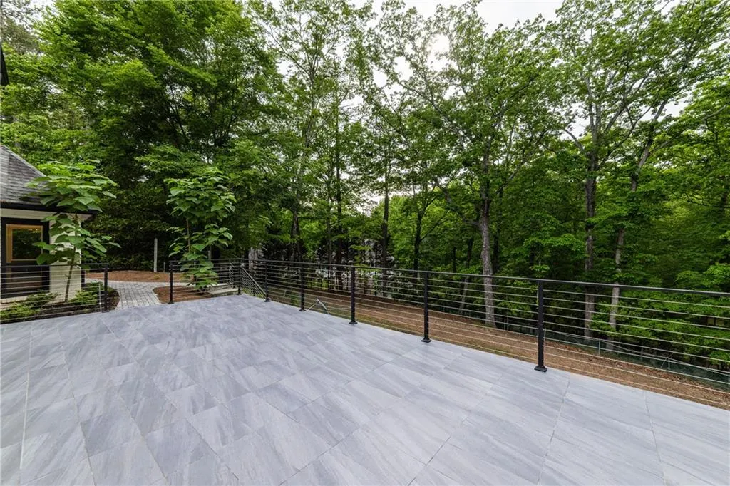 View of patio / terrace with view of scattered trees