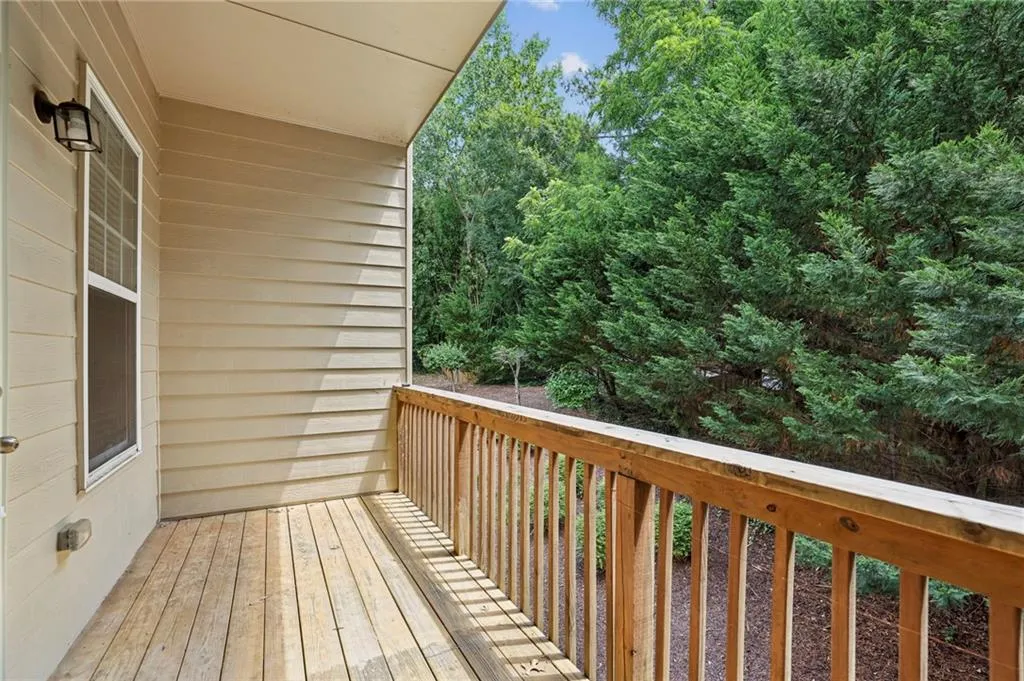 Deck off living room