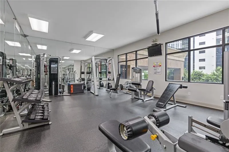 View of exercise room
