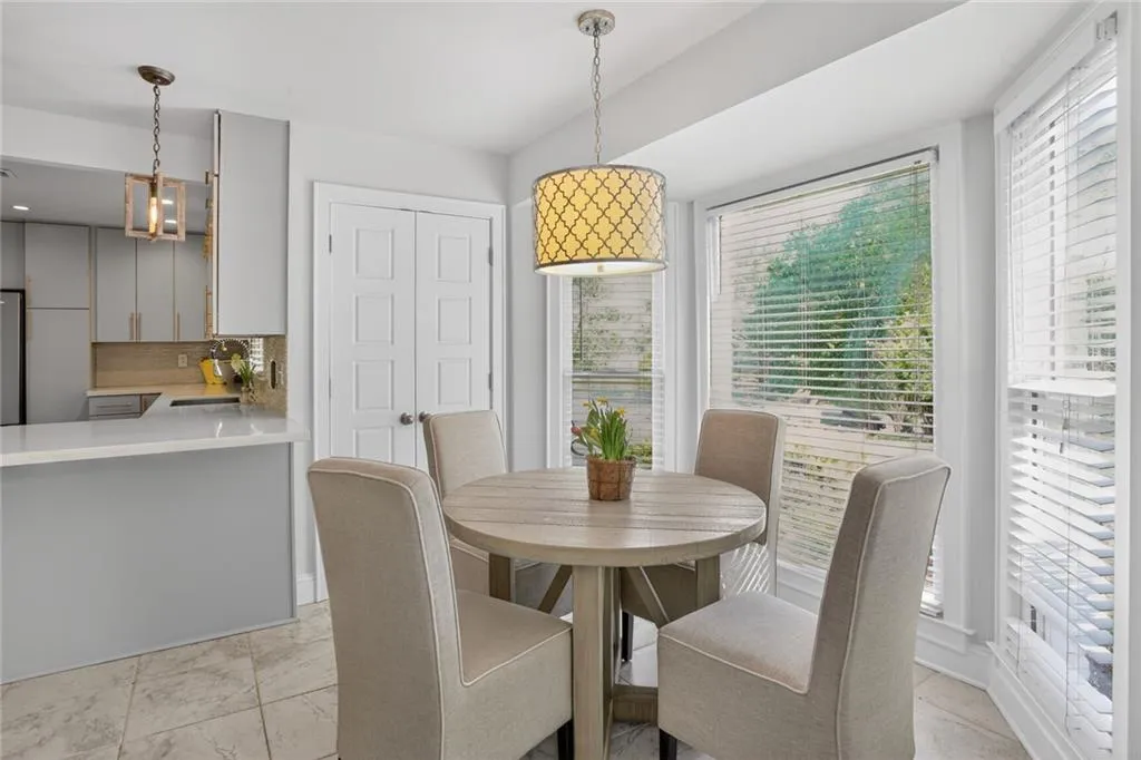 View of dining room