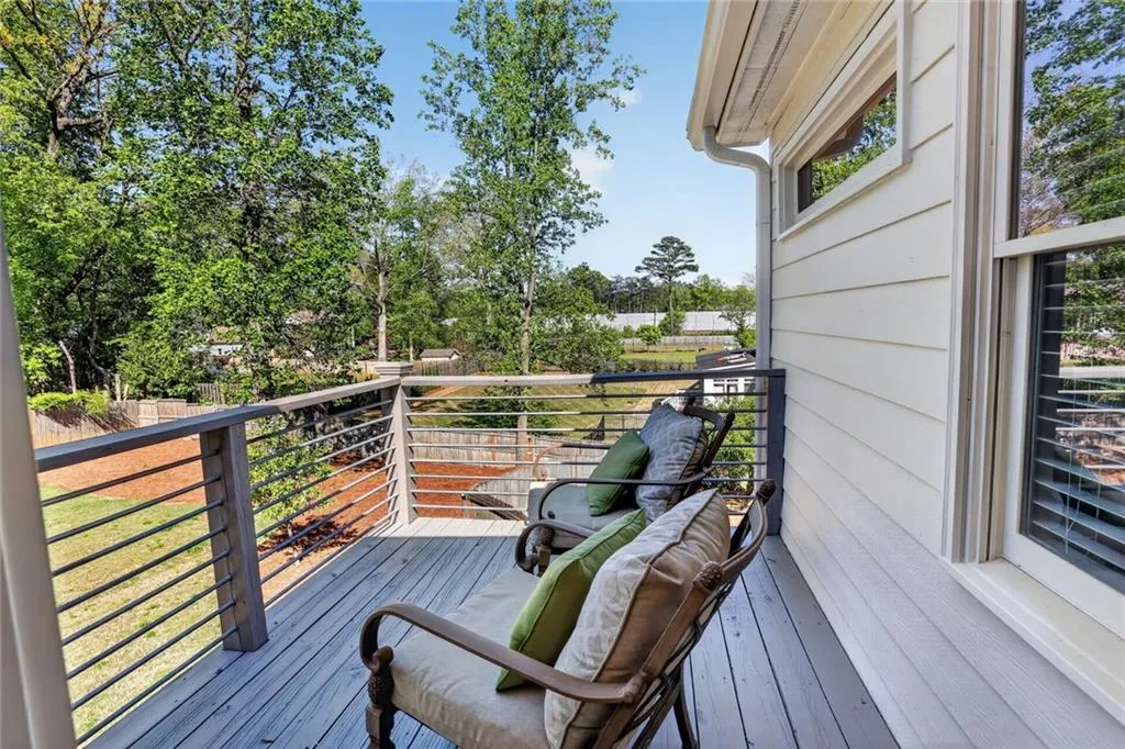 View of deck