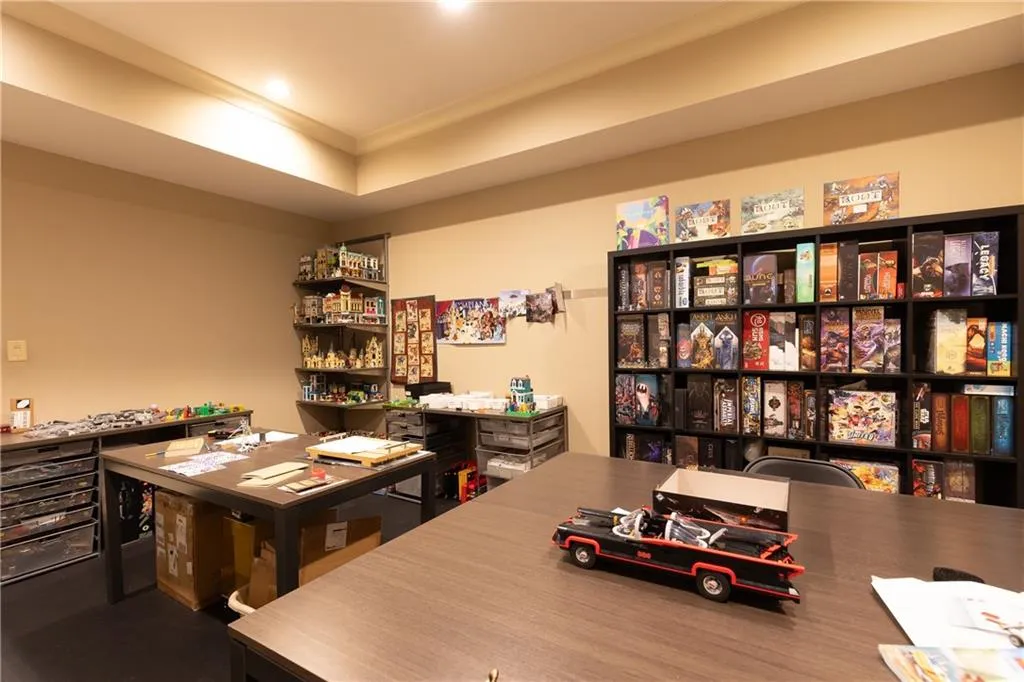 Large dedicated craft and hobby space