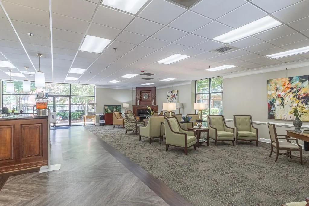 View of building lobby