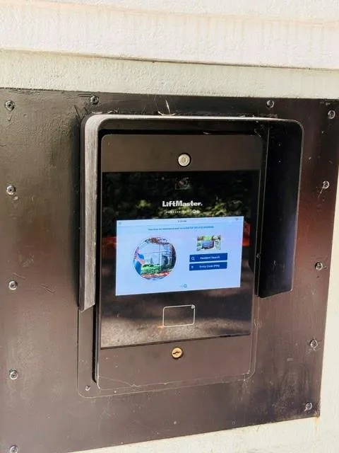 Integrated electronic access control system with digital display