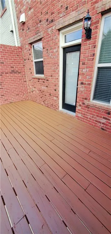 View of deck