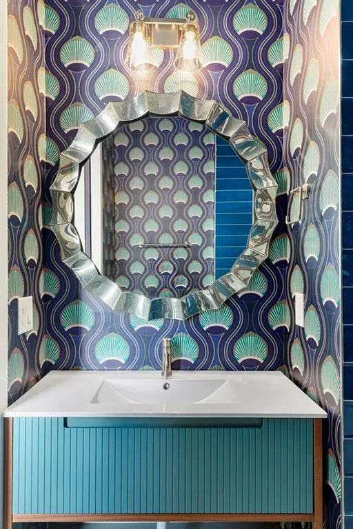 Interior details featuring vanity