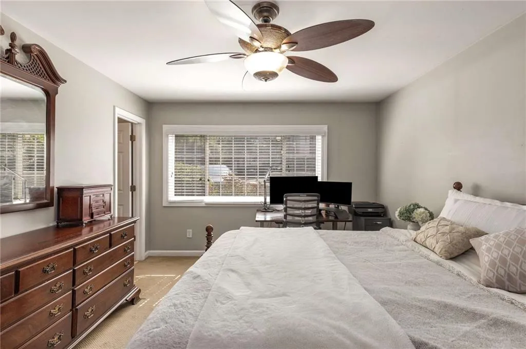 Bedroom with access to private bath