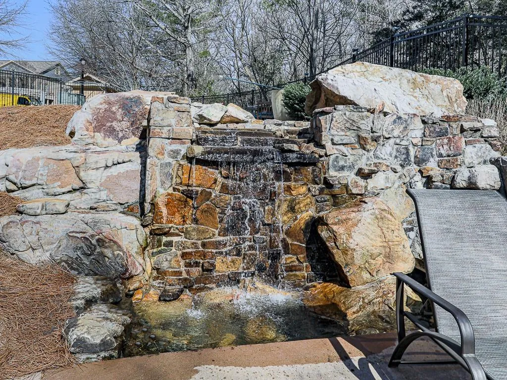 Community has two salt water pools.