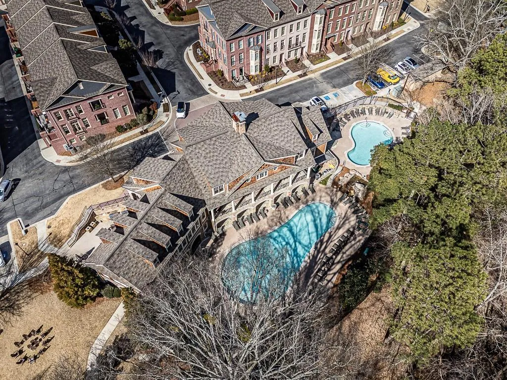 Clubhouse with two salt water pools.